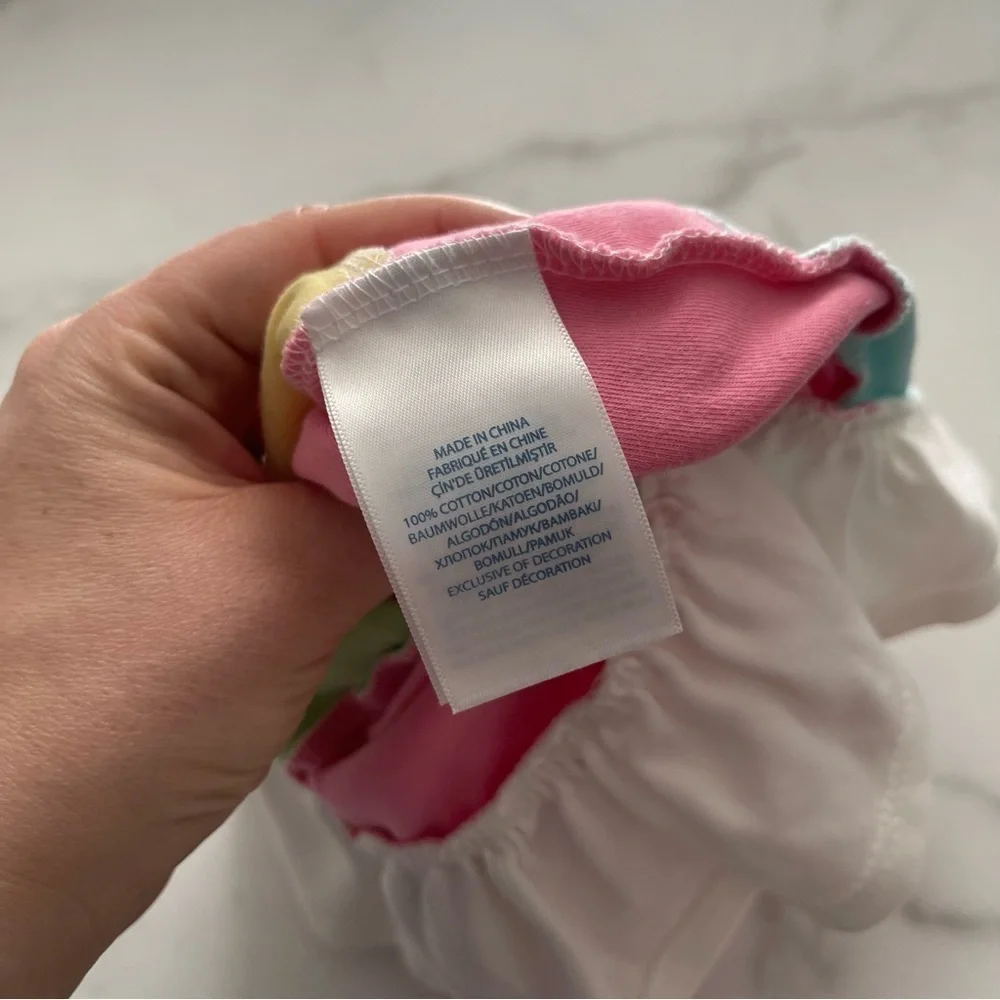 Ralph Lauren Girls Patchwork Polo Dress Size 6 months